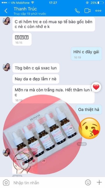 SERUM HONESI MẪU MỚI NHẤT (tách lẻ 1 lọ)