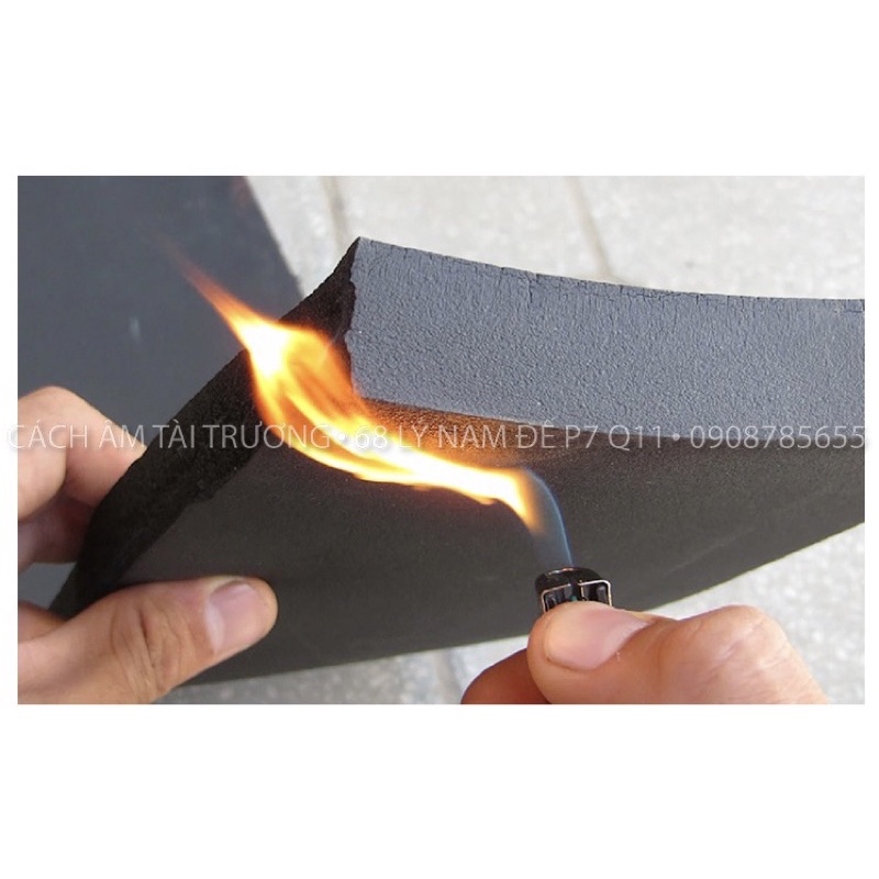 CAO SU 1CM CHỐNG CHÁY CHỐNG RUNG - 1 MẶT KEO