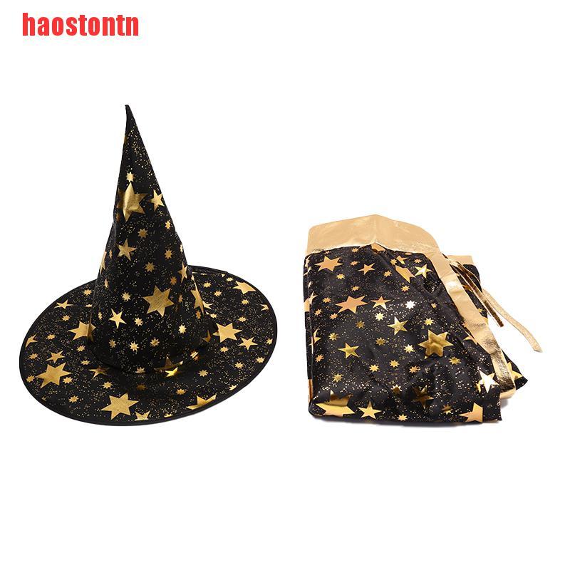 Set Đồ Hóa Trang Phù Thủy 2 Món Cho Bé Dịp Halloween