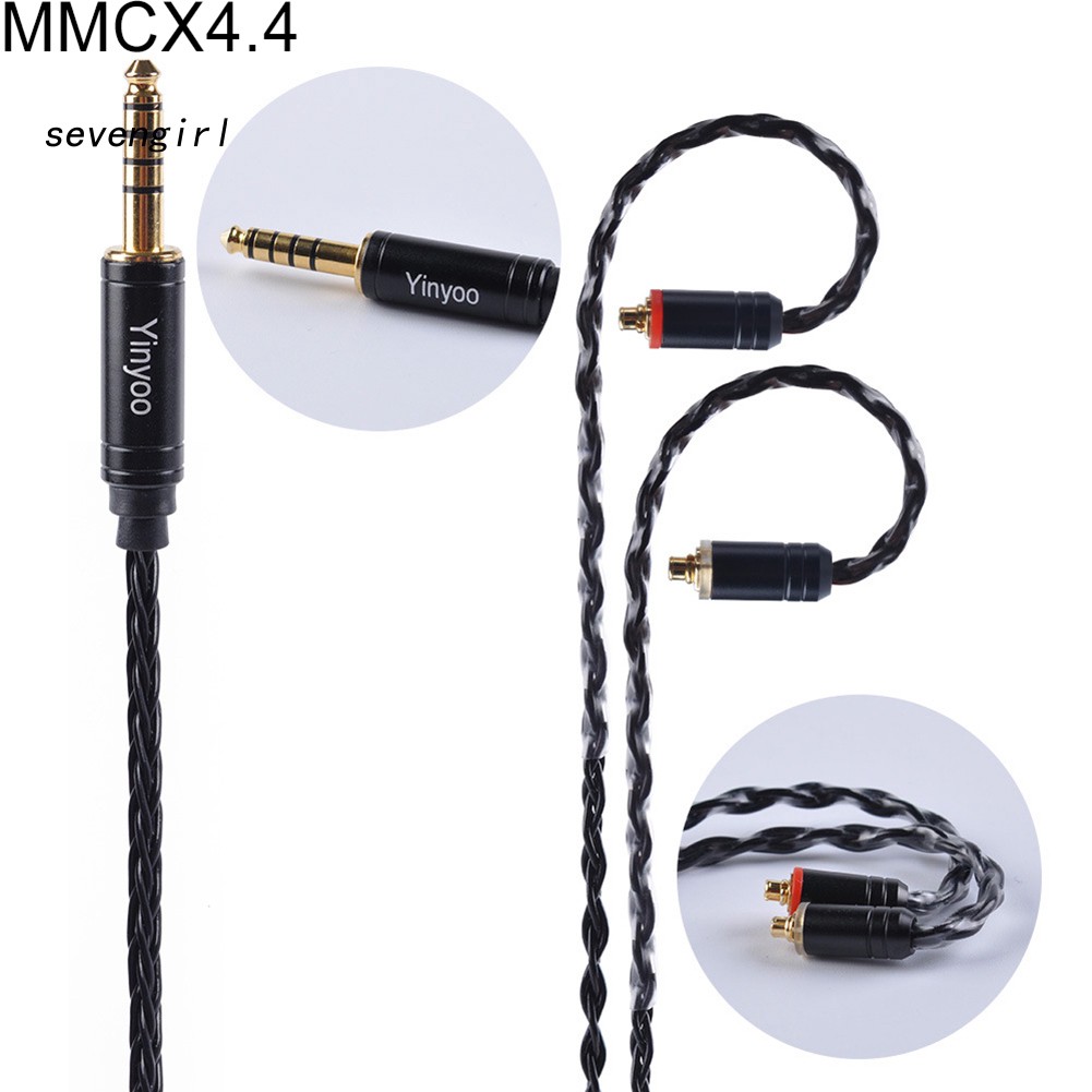 Dây Cáp Tai Nghe Yinyoo Mmcx/2Pin/Qdc 8 Lõi Đồng Mạ Bạc