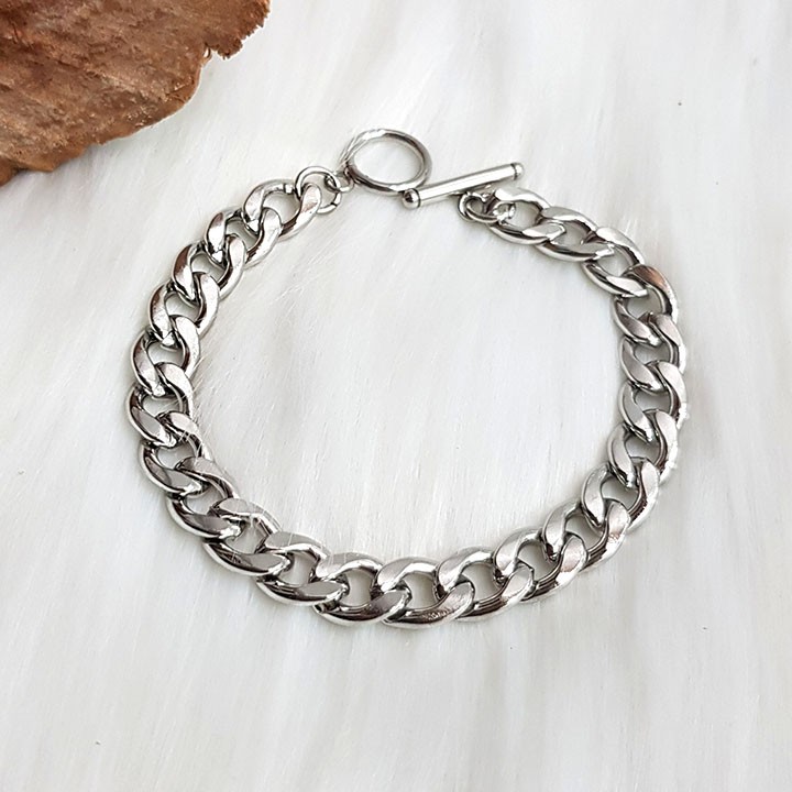 Lắc tay nam kiểu đầu khóa chui cá tính LZ1647.