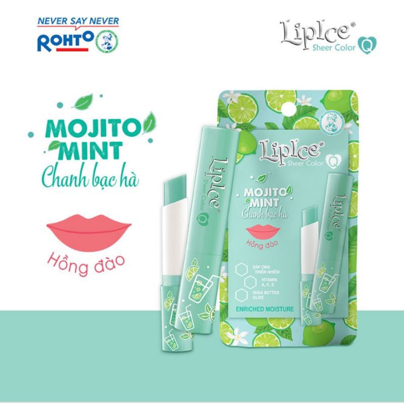 Son dưỡng Lipice Sheer Color chanh bạc hà