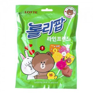 [HOT] Kẹo mút gấu brown line friend Hàn Quốc