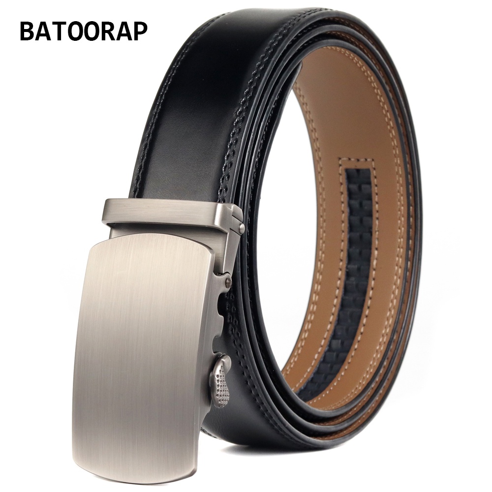 Thắt Lưng Nam Da Thật Cao Cấp 110Cm - 130 CM Z10P08B Có Khóa Cài Tự Động