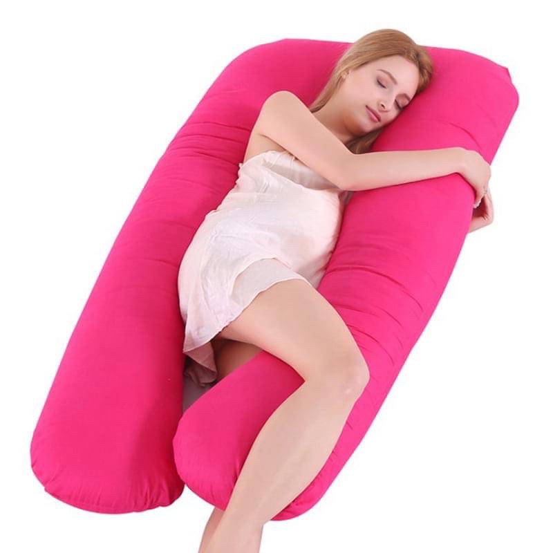 gôi chữ u bà bầu vải nhung mịn ( ảnh thật )