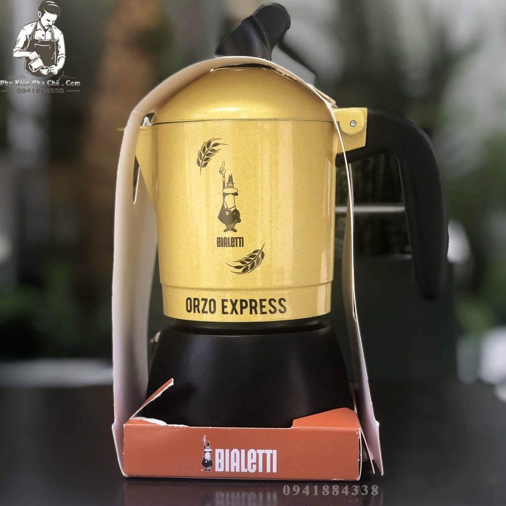 Ấm Moka Pot Bialetti Orzo Express Tặng Kèm Kiềng Đun