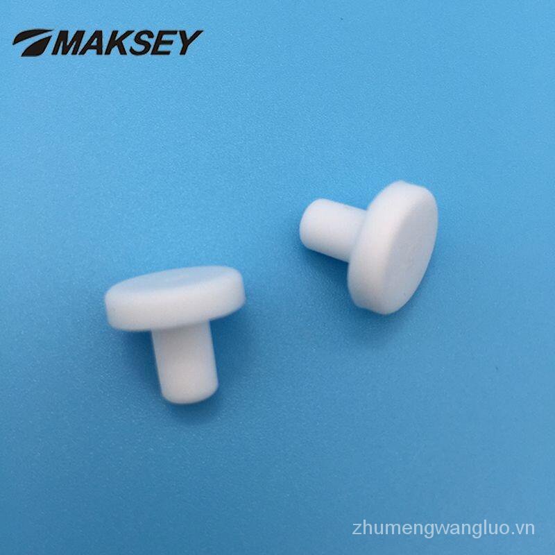 Maksey Nút Bịt Lỗ Nam Bằng Cao Su Nút Chặn Chữ T Bằng Silicon Nút Bịt Ống Nghiệm Tròn Bằng Nhựa 6.5Mm 7Mm 7.5Mm 8Mm 8.5M Mặt Nạ Che Khe Hở