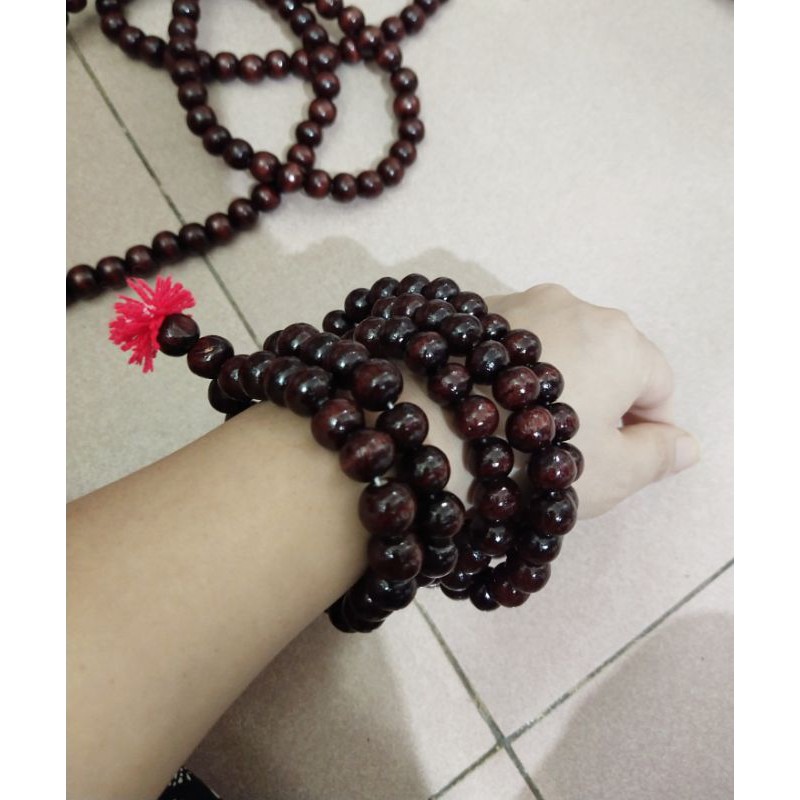 Tràng gỗ len 108 hạt gỗ 10ly, 12ly, 14ly