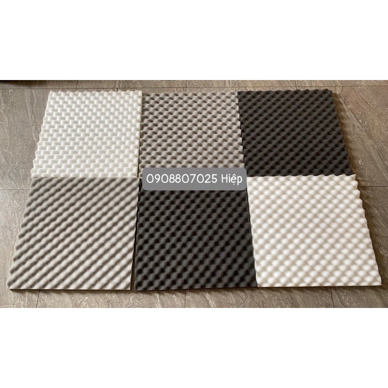 Combo 10 tấm mút hình trứng tiêu âm, cách âm 50x50 3cm giá sốc tại TP.HCM