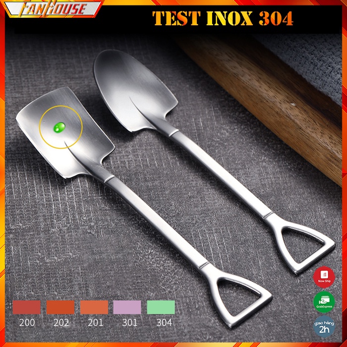 Thìa xẻng inox 304 hàn quốc đẹp rẻ tốt tiện lợi,muỗng ăn hình xẻng chất liệu cao cấp an toàn cho gia đình và em bé