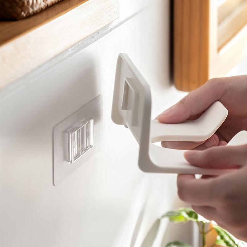 Giá treo máy sấy bằng nhựa cao cấp dán tường tiện lợi