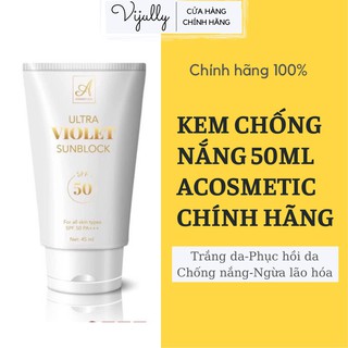 Kem Chống Nắng Ultra Violet Sunblock ACOSMETIC Dành Cho Mọi Loại Da, 50g