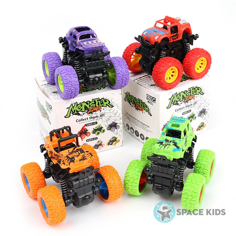 Đồ chơi cho bé Xe ô tô địa hình quán tính loại bánh to chạy đà Buggy, xe trớn địa hình Space Kids toys