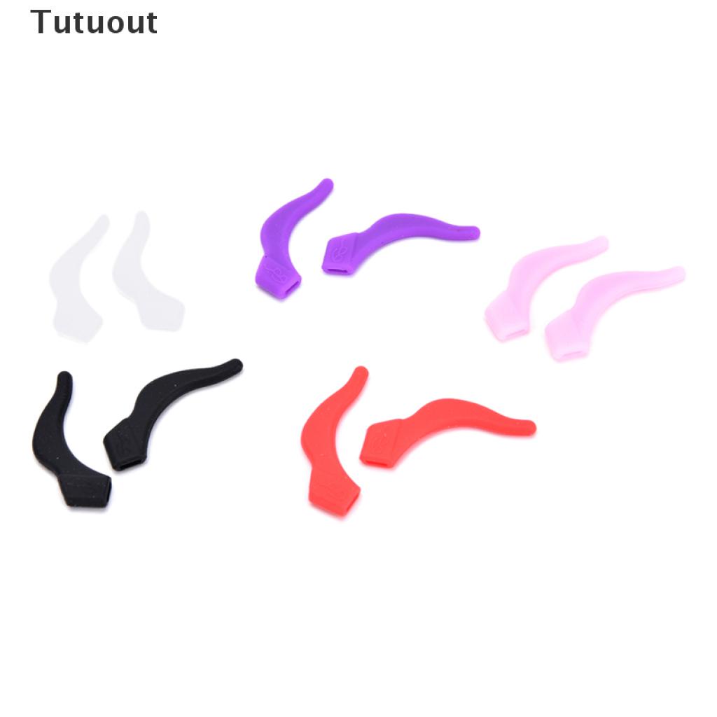 1 Cặp Phụ Kiện Giữ Gọng Kính Chống Trượt Bằng Silicon Tiện Dụng