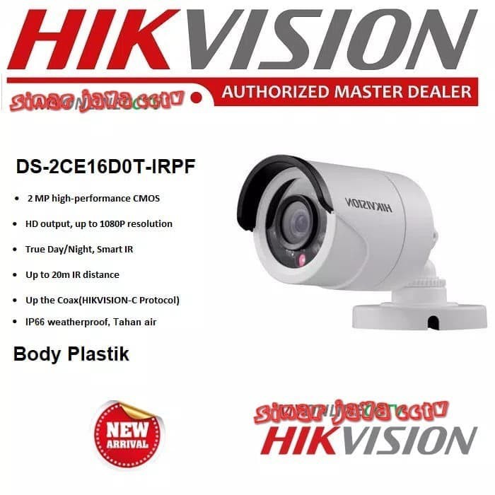 Camera Ngoài Hikvision 2mp Ds-2Ce16Dot-Irpf