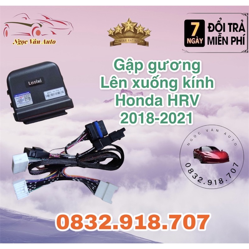 Tự Động Gập Gương Lên Xuống Kính Honda HRV 2018 - 2021 Hãng Lasixi