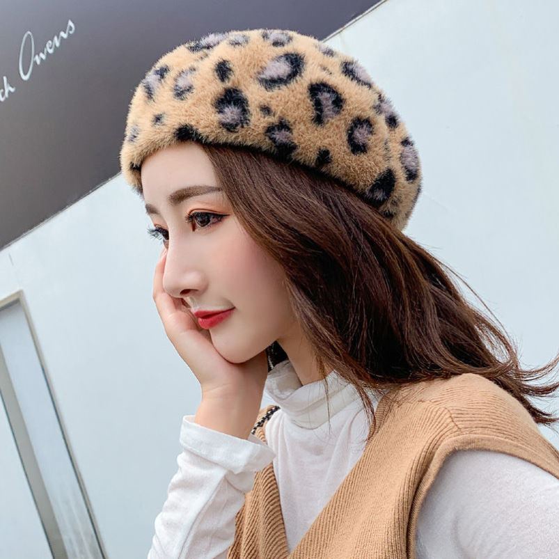 Mũ beret len thiết kế thời trang nữ thanh lịch