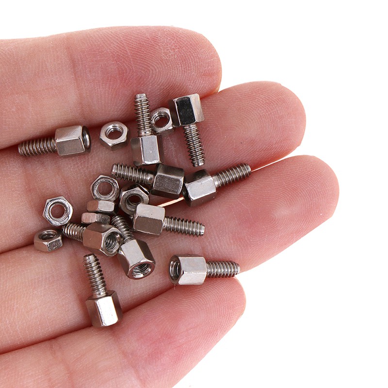 Hl Bộ 10 Ốc Vít Và Đai Ốc 5 + 7mm D-Sub