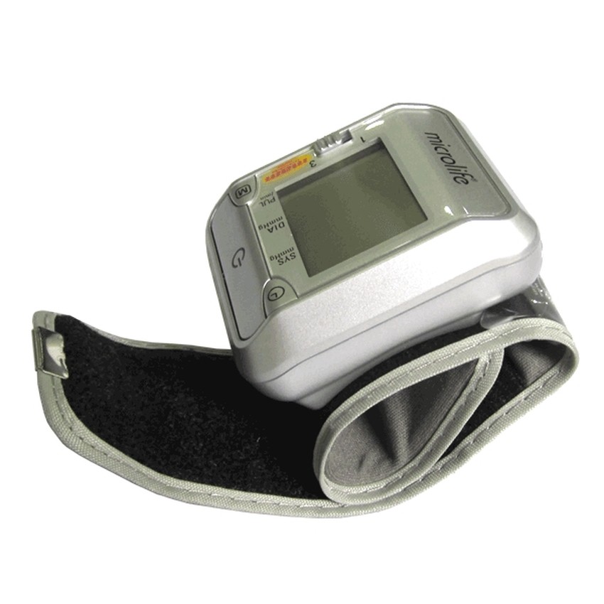 Máy đo huyết áp điện tử cổ tay Microlife 3BJ1 4D (Trắng phối xám)