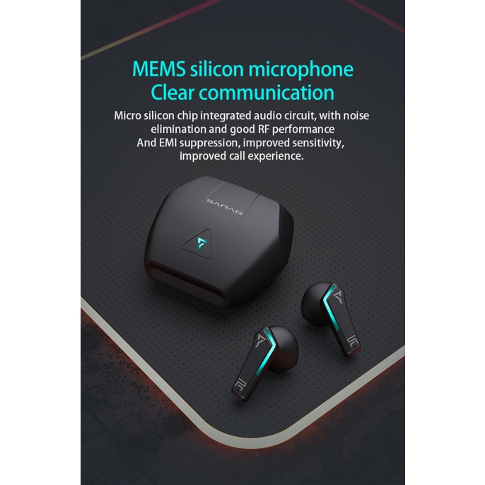 Có sẵn SANAG XPRO TWS Bluetooth 5.0 Tai Nghe Độ Trễ Thấp Chơi Game Tai Nghe Tai Nghe Stereo Tai Nghe Âm Thanh> thủ môn