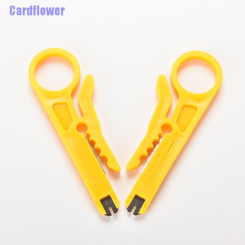 Cardflower  Network Connection Wire Punch Down Cutter Stripper For RJ45 Cat5 Cable Tool