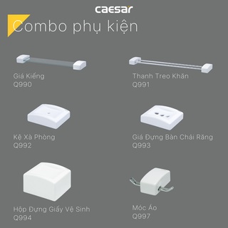 [Caesar]  HỘP SỨ ĐỰNG GIẤY VỆ SINH CAESAR Q994