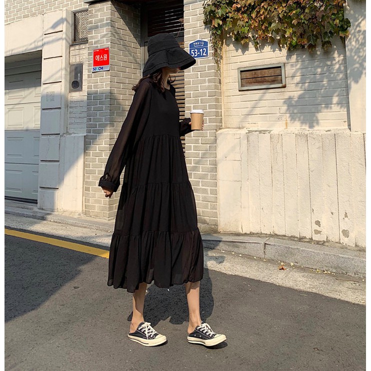 CÓ SẴN | ĐẦM TRẮNG NHĂN ULZZANG