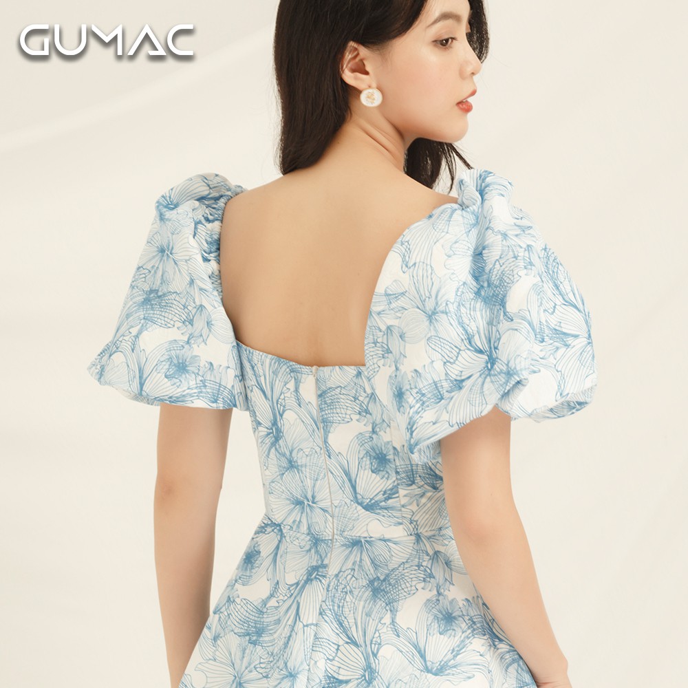 [Mã WABRGULUV giảm tới 100K đơn 249K] Đầm Luxury nơ ngực GUMAC DVA863 | BigBuy360 - bigbuy360.vn