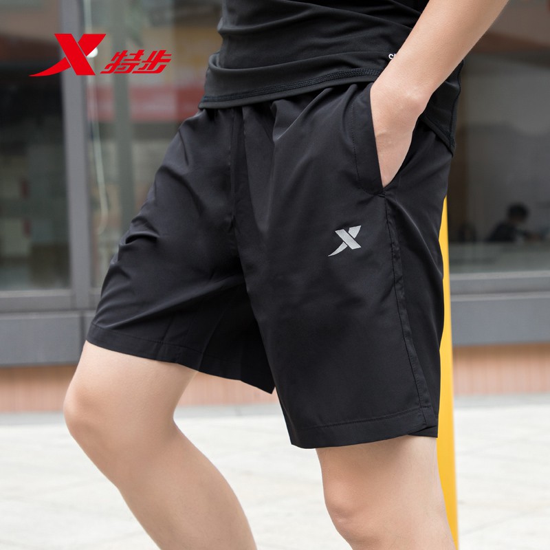 Summer New Men Casual Sports Beach Shorts Xtep sports pants, shorts tide male thin section quick-drying running loose trousers summertime fitness men basketball 5 minutes of pants