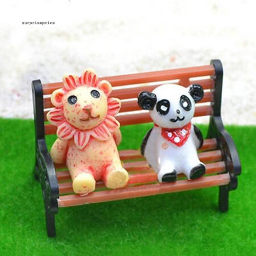 Mô hình ghế dài trang trí sinh động