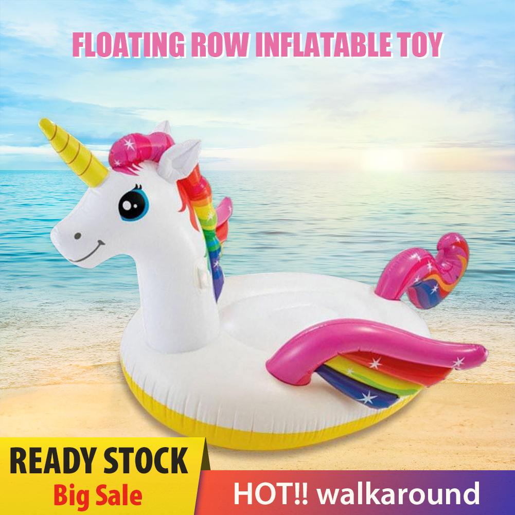 walkaround Cartoon Seat Cushion Float Ring Swim Circle Summer Beach Party Pool Toys