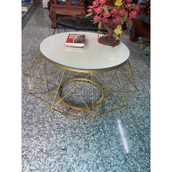 Bàn trà kim cương mặt trời. bàn trà sofa. bàn trà. nội thất phòng khách. nội thất giá rẻ