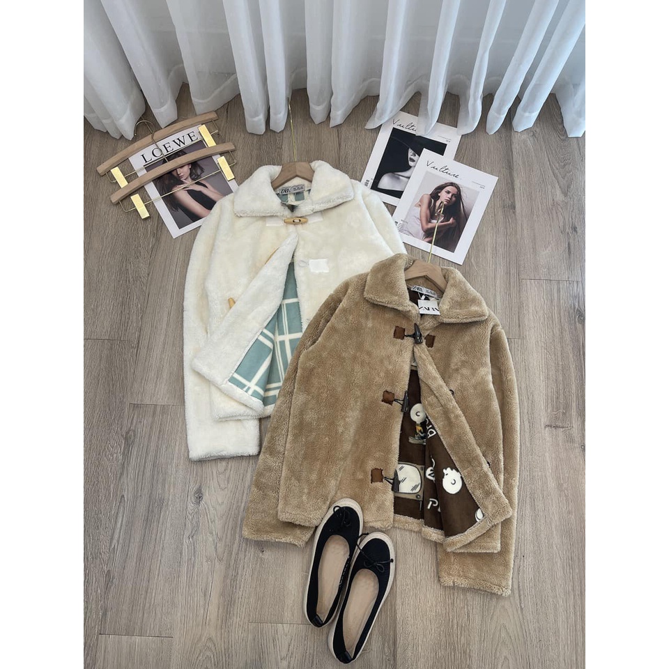 Áo lông về 2 màu_Chất lông thỏ_Fom < 60kg + KÈM VIDEO cận