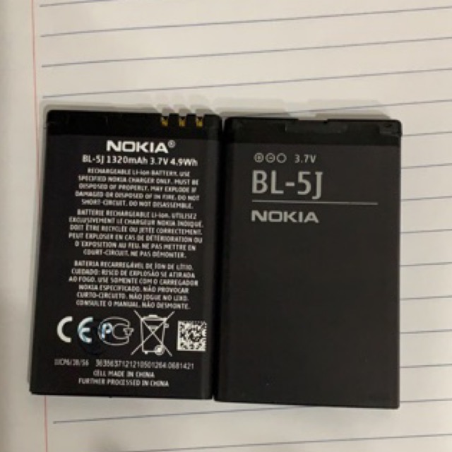 Pin điện thoại Nokia C3-00, X1-01, LUMIA 520, LUMIA 530 - BL 5J