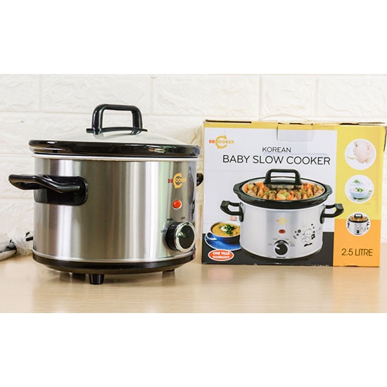 Nồi nấu cháo bb cooker 2.5l hàn quốc- chính hãng- bh 1 năm phân phối chính hãng Bonbon Mart