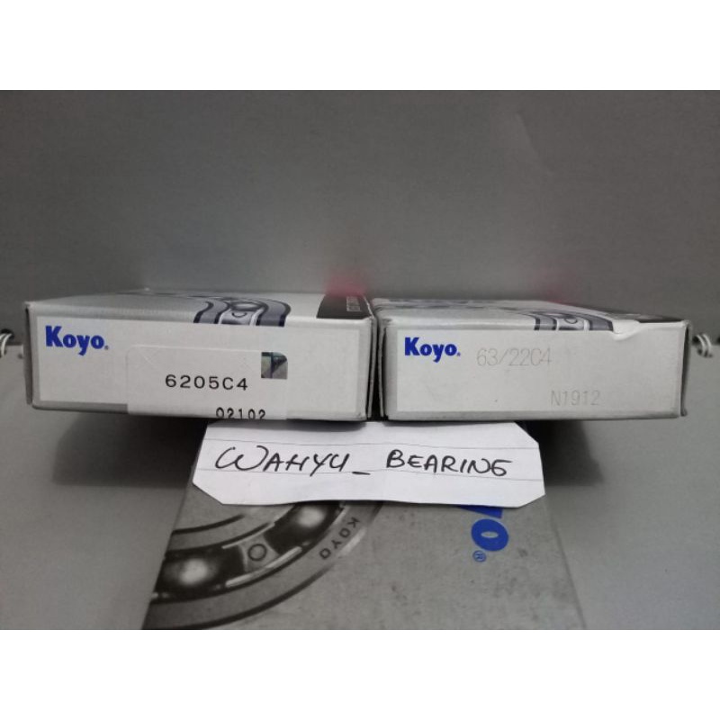 Vòng Bi Tốc Độ Cao 6205 C4 + 63/22 C4 KOYO Dành Cho Ninja 150 R / RR