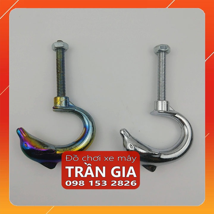 Móc inox treo đồ xe máy gắn AB airblade Vision Lead Sh Mode Exciter Sirius Jupiter Nouve Grande Janus Wave Blade Vario