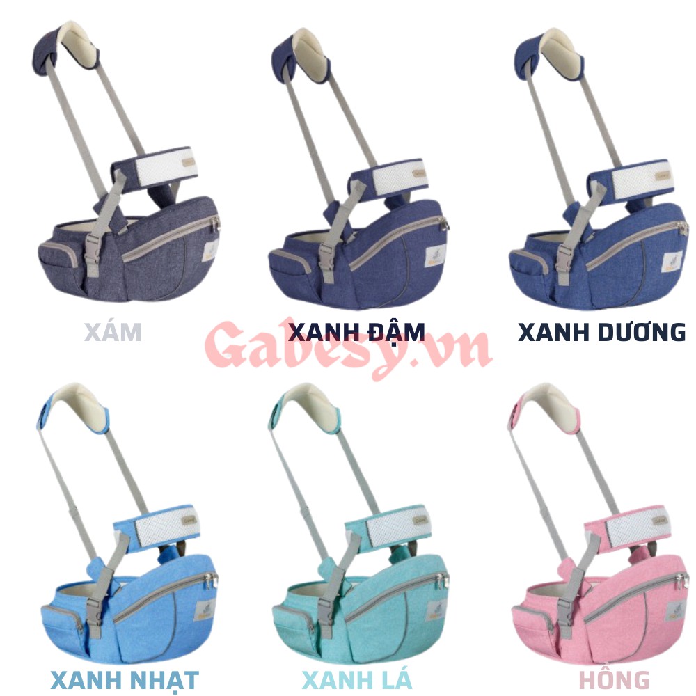 Địu Trẻ Em Ngồi 4 Tư Thế Cao Cấp GABESY GBS1 Cho Bé Từ 0 - 36 Tháng Tuổi - Địu Em B