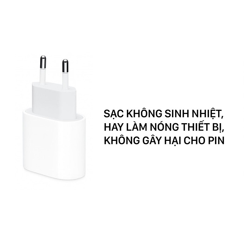 [ELAAR10 Giảm 10% Tối Đa 500K] Apple 20W USB-C Power Adapter (sạc nhanh)