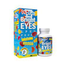 Kẹo Dẻo Bổ Sung Vitamin A Bright Eyes PNKids Bảo Vệ Mắt Bé, Giúp Trẻ Sáng Mắt (Hộp 60 viên) | Thế Giới Skin Care