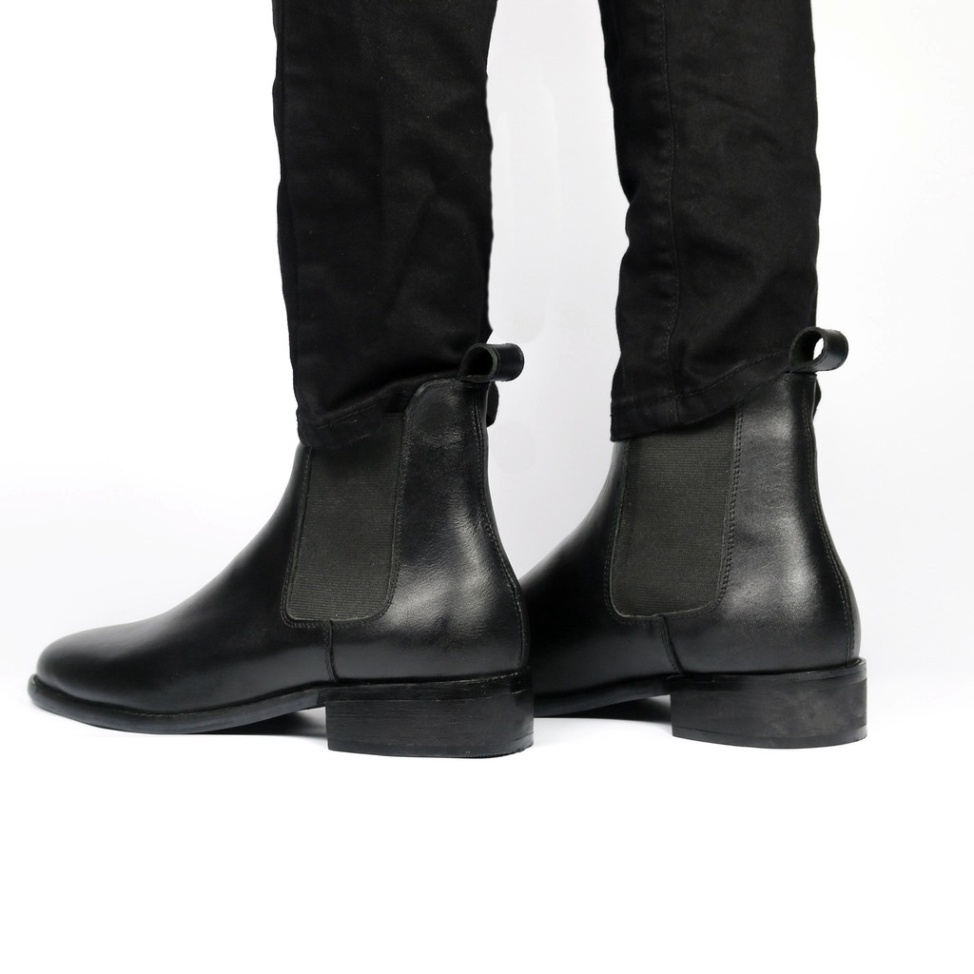 Giày nam Chelsea Boots chất liệu da bò kiểu dáng cổ điển thời trang phong cách thanh lịch | BigBuy360 - bigbuy360.vn