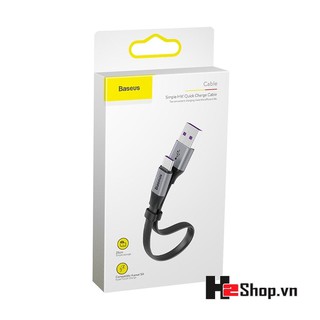 Cáp baseus usb to type-c 40w 23cm