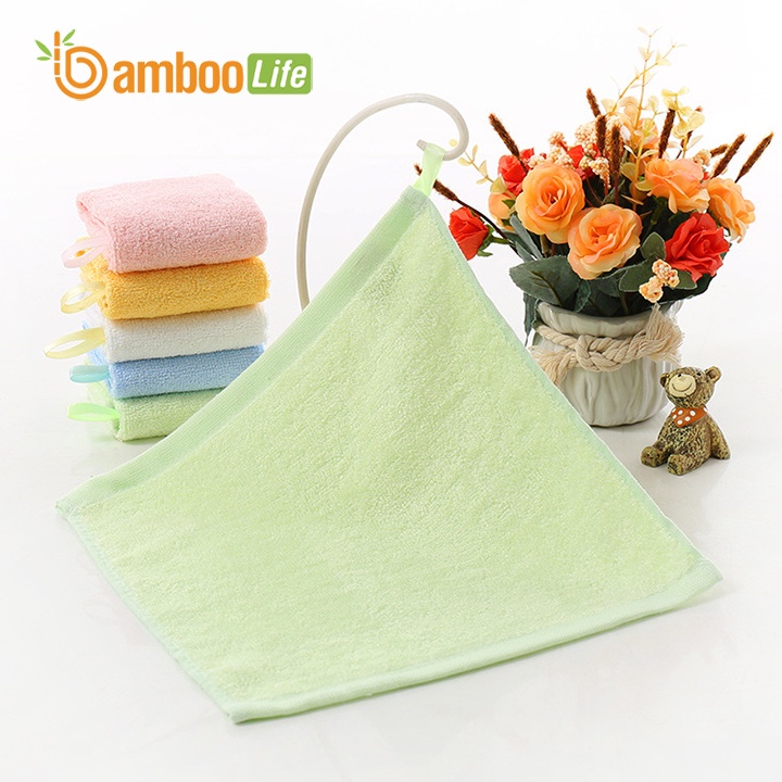 Khăn sữa cho bé sợi tre Bamboo Life BL055 khăn mặt siêu mềm mịn, kháng khuẩn, thấm hút tốt an toàn cho da trẻ em