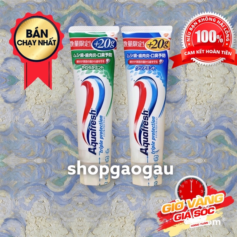 Kem đánh răng Aquafresh Nhật Bản 160g