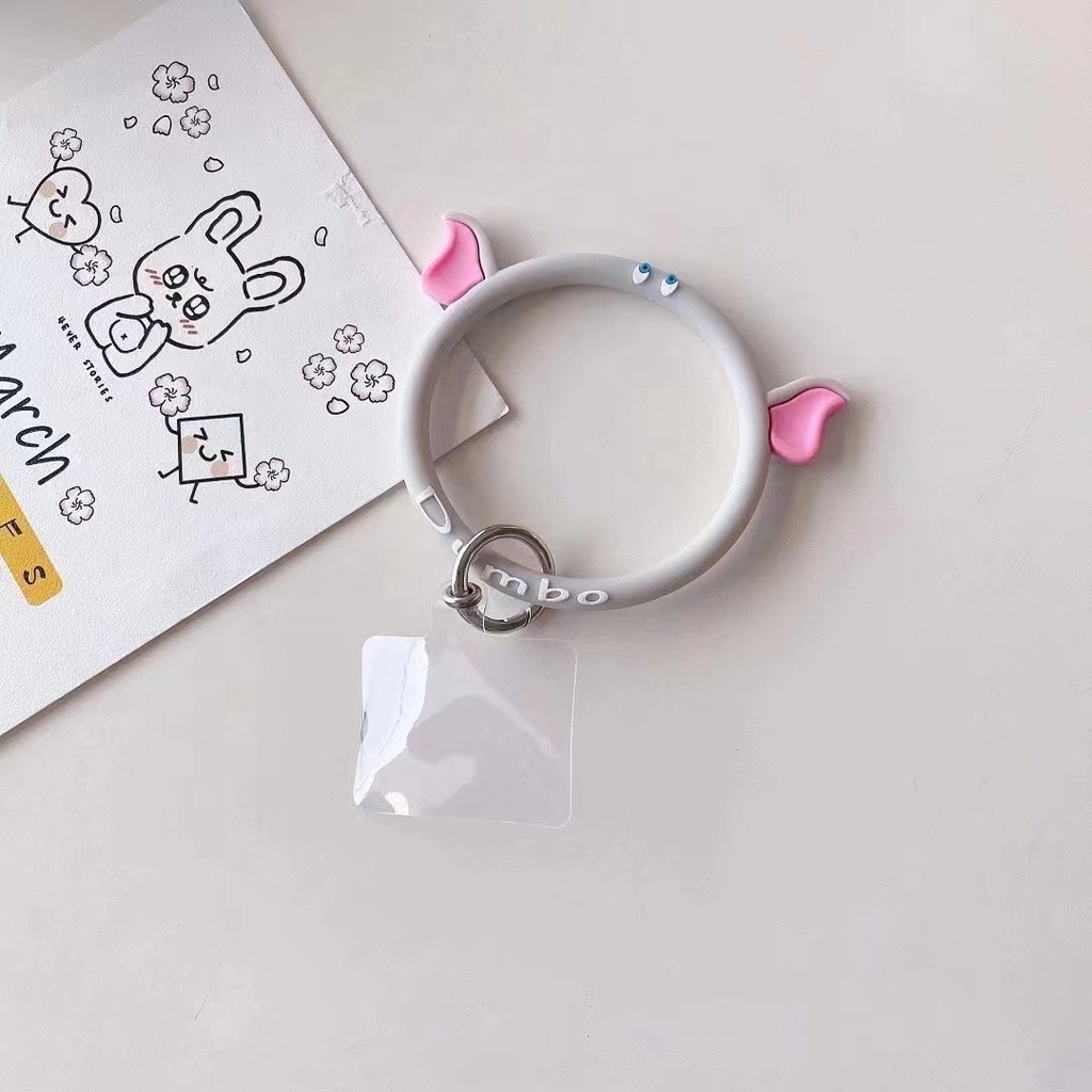 Ốp Điện Thoại Hình Melody Stellalou /cartoon / Voi Hoạt Hình Có Vòng Đeo Tay Dễ Thương