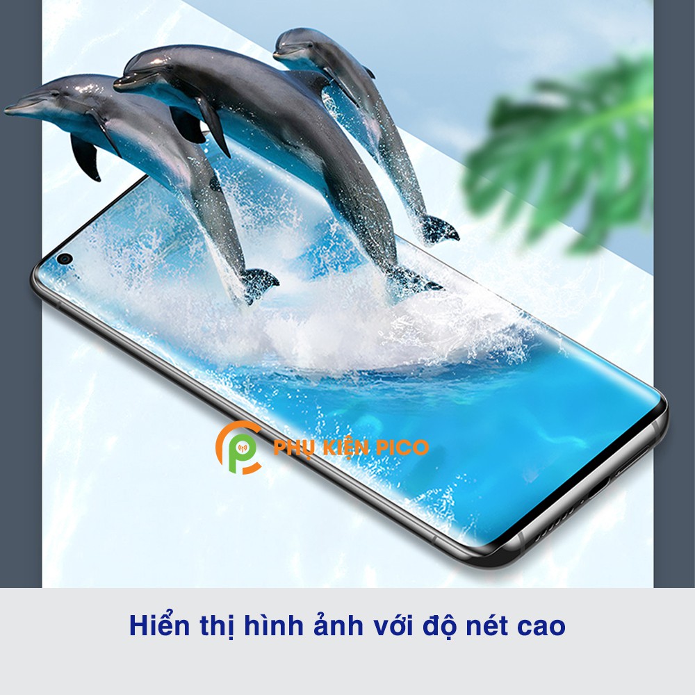 Kính cường lực Mi 10 Ultra nhận vân tay màn hình đèn UV cỡ lớn T-Max - Dán màn hình Xiaomi Mi 10 Ultra