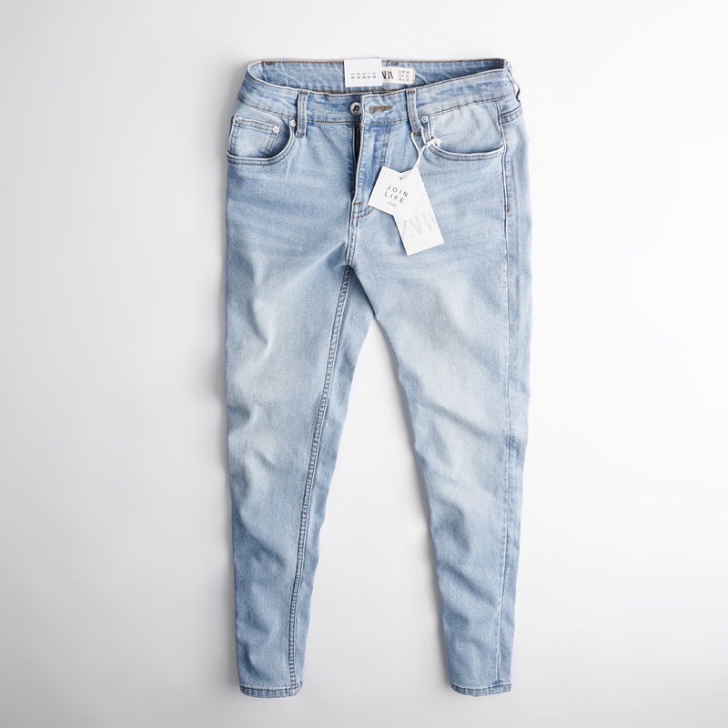 Quần Jean Nam Cambodia jean co giản -ống ôm