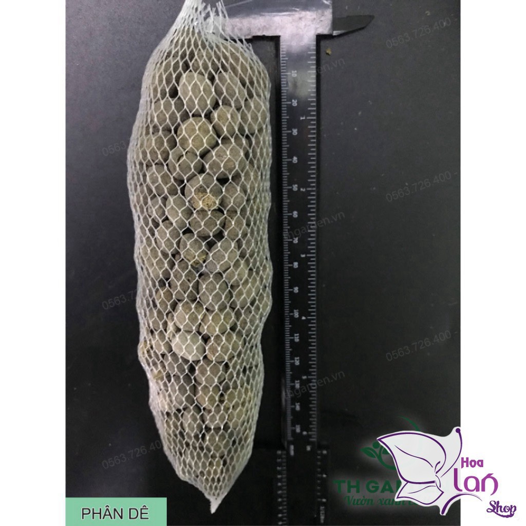 Phân Dê Túi Lưới ⚜️FREESHIP⚜️ Cho Lan Đã Qua Xử Lý - Túi lưới 20cm Tiện Dụng