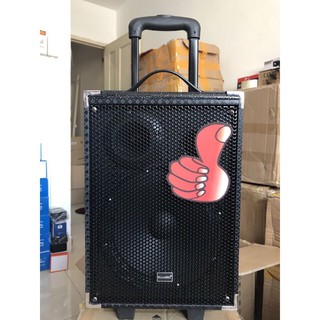 Loa bluetooth karaoke xách tay Kingwe Q8 tặng 1 mic ko dây
