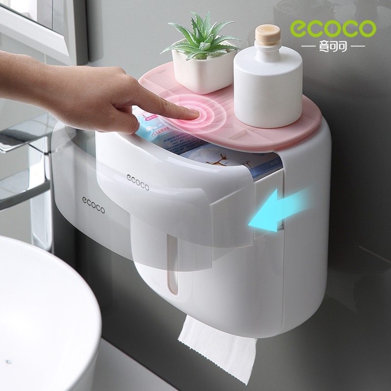 Hộp đựng giấy vệ sinh 2in1 ECOCO 2012